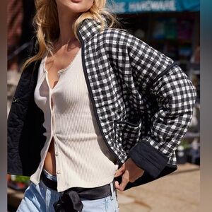 Free People Chloe Bomber Jacket